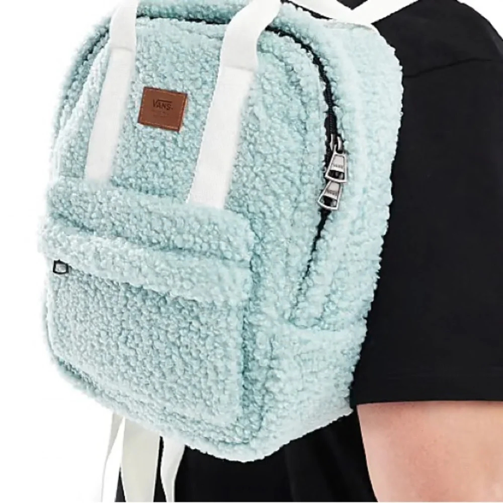 Vans Low Key Mini Backpack in Blue and Off-White - Picture 2 of 5
